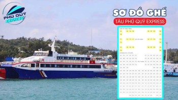 Sơ đồ ghế tàu Phú Quý Express chi tiết